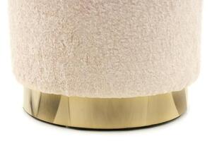 TABURET, kov, textil, 35/35/35 cm - Taburety, Online Only