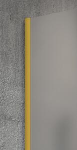 Gelco, VARIO GOLD MATT jednodílná sprchová zástěna pro instalaci ke zdi, čiré sklo, 700 mm, GX1270-01