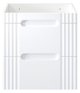 ViaDomo Via Domo - Koupelnová skříňka pod umyvadlo Fiji White - bílá - 60x62x46 cm