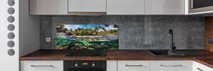 Panel do kuchyně Tropická pláž pksh-90407162