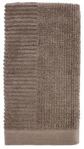 Zone Denmark Šedobéžový bavlněný ručník Classic 50 x 100 cm