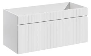 ViaDomo Via Domo - Koupelnová skříňka pod umyvadlo Iconic White - bílá - 100x46x46 cm