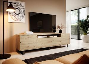 Televizní stolek 180 cm Airi Barva: Artisan/Černá
