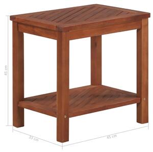 Odkládací stolek z masivního akáciového dřeva | 45x33x45 cm