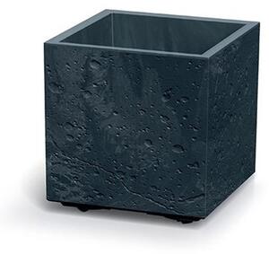 Květináč SIERRA SQUARE BETON EFFECT antracit 28,8cm