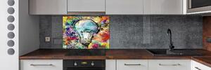 Skleněný panel do kuchyně Žárovka pksh-90508097