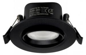 Deko-Light vestavné bodové svítidlo - Surtur Tilt 68, 6 W, DIM, 2700/3000/4000 K, černá 565456