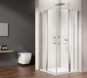 Gelco, LORO sprchové dveře rohový vchod 900 mm, čiré sklo, GN4890