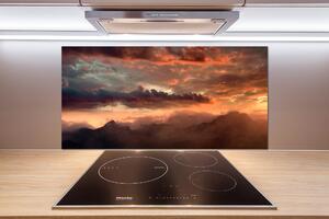 Panel do kuchyně Západ slunce hory pksh-90609919