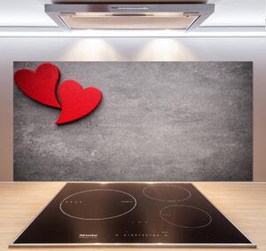 Panel do kuchyně Červená srdce pksh-90748629