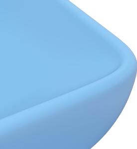 Luxusní umyvadlo Yatra - obdélníkové - 71x38 cm | matné světle modré