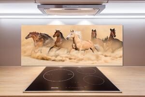 Panel do kuchyně Koně poušť pksh-90840320