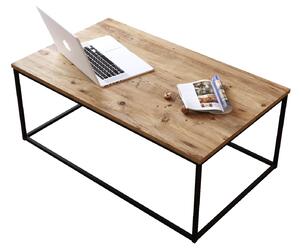 VEGY 10 konferenční stolek, barva borovice/ černý kov