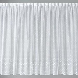 Bellatex Záclona kusová se stuhou 110x220 cm (výška x šířka) Bílá