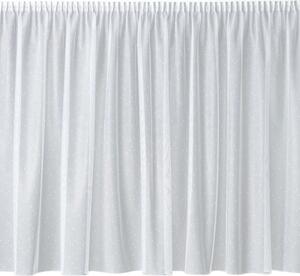 Bellatex Záclona kusová se stuhou 130x300 cm (výška x šířka) Bílá