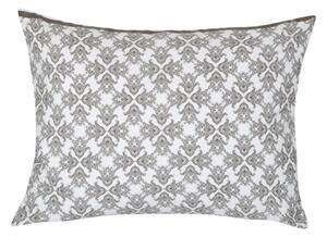 Bellatex Povlak na polštář 70x90 cm Kytka Hnědá,Bílá