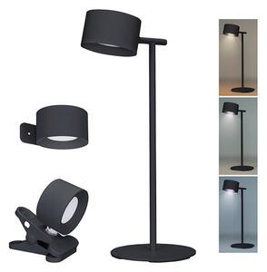 Solight LED nabíjecí lampička 3v1, 280lm, změna CCT, stmívání, černá WO68-B