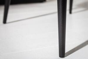 FurniGO Jídelní židle Modena mikrovlákno hnědá