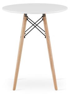 Kulatý stůl TODI 60 cm bílý