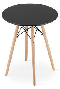 Kulatý stůl TODI 60 cm černý