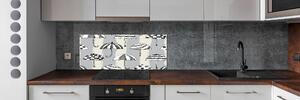 Skleněný panel do kuchynské linky Deštníky pksh-91475598