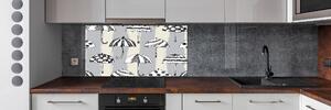 Skleněný panel do kuchynské linky Deštníky pksh-91475598