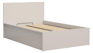 Jednolůžková postel 120 cm BRW Tetrix 6 (kašmír) (s roštem) (s úl. prostorem)