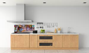 Panel do kuchyně Barevné graffiti pksh-91654660