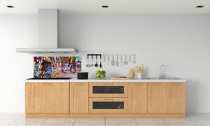 Panel do kuchyně Barevné graffiti pksh-91654660