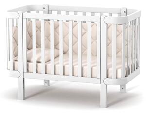 Gekko Kids Zukko rostoucí postýlka 120x60 bílá