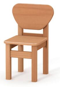 Dětská židlička Tusso Gekko Kids. Přírodní buk