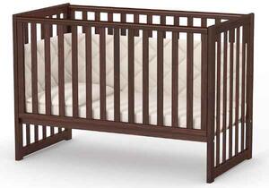 Dětská postýlka 120x60. Přístavná. Tmavý ořech. Sleeppo Gekko Kids