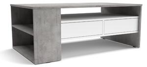 Konferenční stolek TOREY beton/bílá