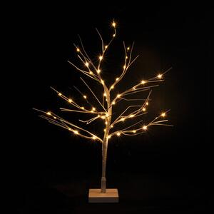 Solight LED zimní stromek, 50x LED, 60 cm, 3x AA