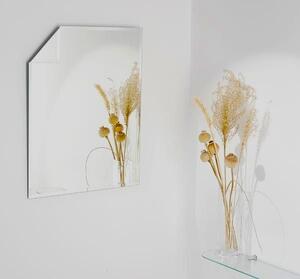 AMIRRO Fazetované zrcadlo na zeď do pokoje ložnice dekorativní s aplikacemi TEXAS 40 x 50 cm s aplikací 805-041SP
