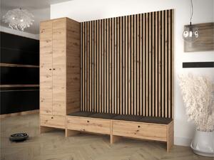 Predsieň Esmoltis VI, Barva: dub artisan / dub artisan + černá, Barva látek:: Polo 877 5903211278136
