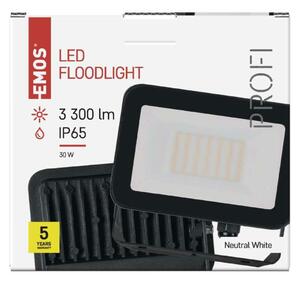 EMOS LED reflektor INOVO 30 W, šedý, neutrální bílá ZS2632