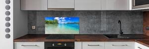 Panel do kuchyně Pláž Seychely pksh-93635847