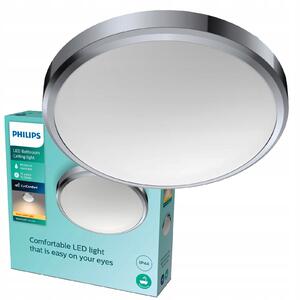 Stropní Svítidlo Stropní Svítidlo Philips LED do koupelny 17W 1500lm 2700K IP44 chrom