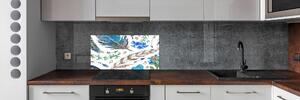 Panel do kuchyně Pera a květiny pksh-93846682