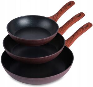 Sada pánví Topfann 3dílná nepřilnavá 20/24/28 cm