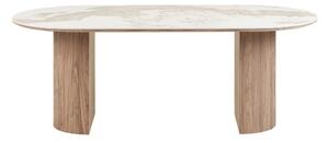 Jídelní stůl s deskou v dekoru mramoru 100x210 cm Athens – House Nordic