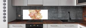 Skleněný panel do kuchynské linky Ornamenty pksh-94451075