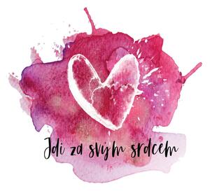 Polštář Jdi za svým srdcem