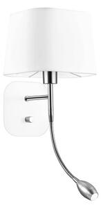 NOVA LUCE Elegantní nástěnná lampa Montato s LED diodou na flexibilním rameni - 6916202