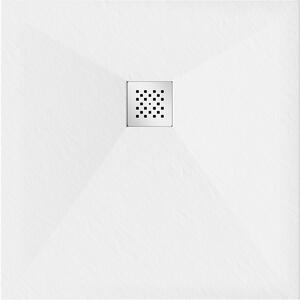 MEXEN - Stone vanička kompozitní čtvercová, 70x70 cm, bílá - 44107070