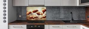 Skleněný panel do kuchyně Máky pksh-95025944