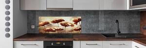 Skleněný panel do kuchyně Máky pksh-95025944