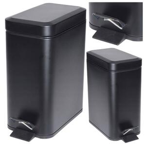 Odpadkový koš kovový StorageSolutions 5l černý