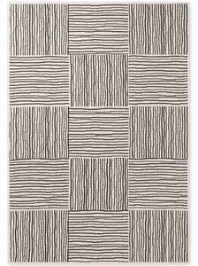 Ted Baker, Kusový koberec Ted Baker Haringey 106372 Black White, 120x170, černobílá, chodba / předsíň